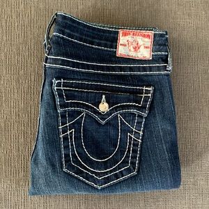 True Religion Disco Billy Big T size 30, rhinestones!